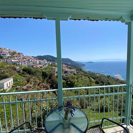 The Balcony Villa Glossa Buitenkant foto